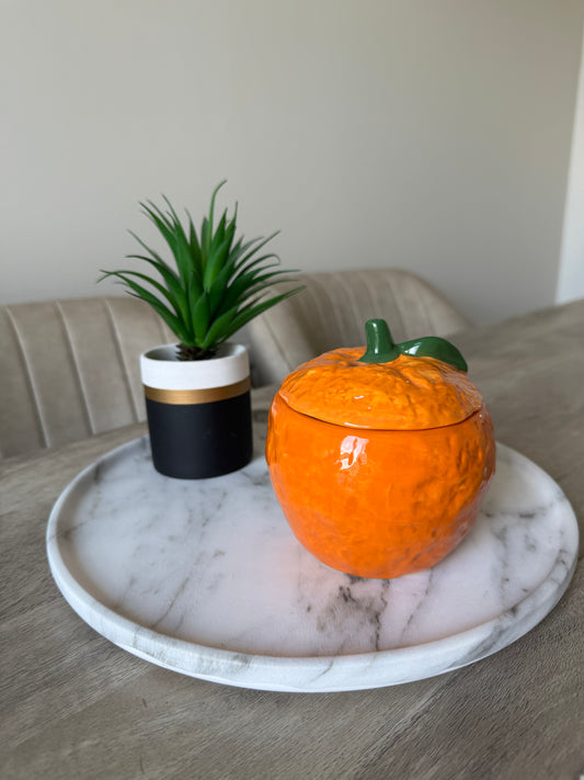 Orange Wax Melt Burner