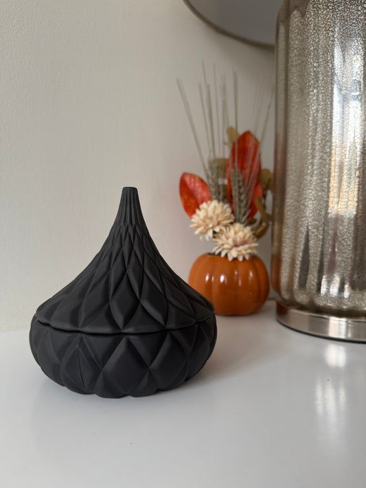 Black Hershey Kiss Candle