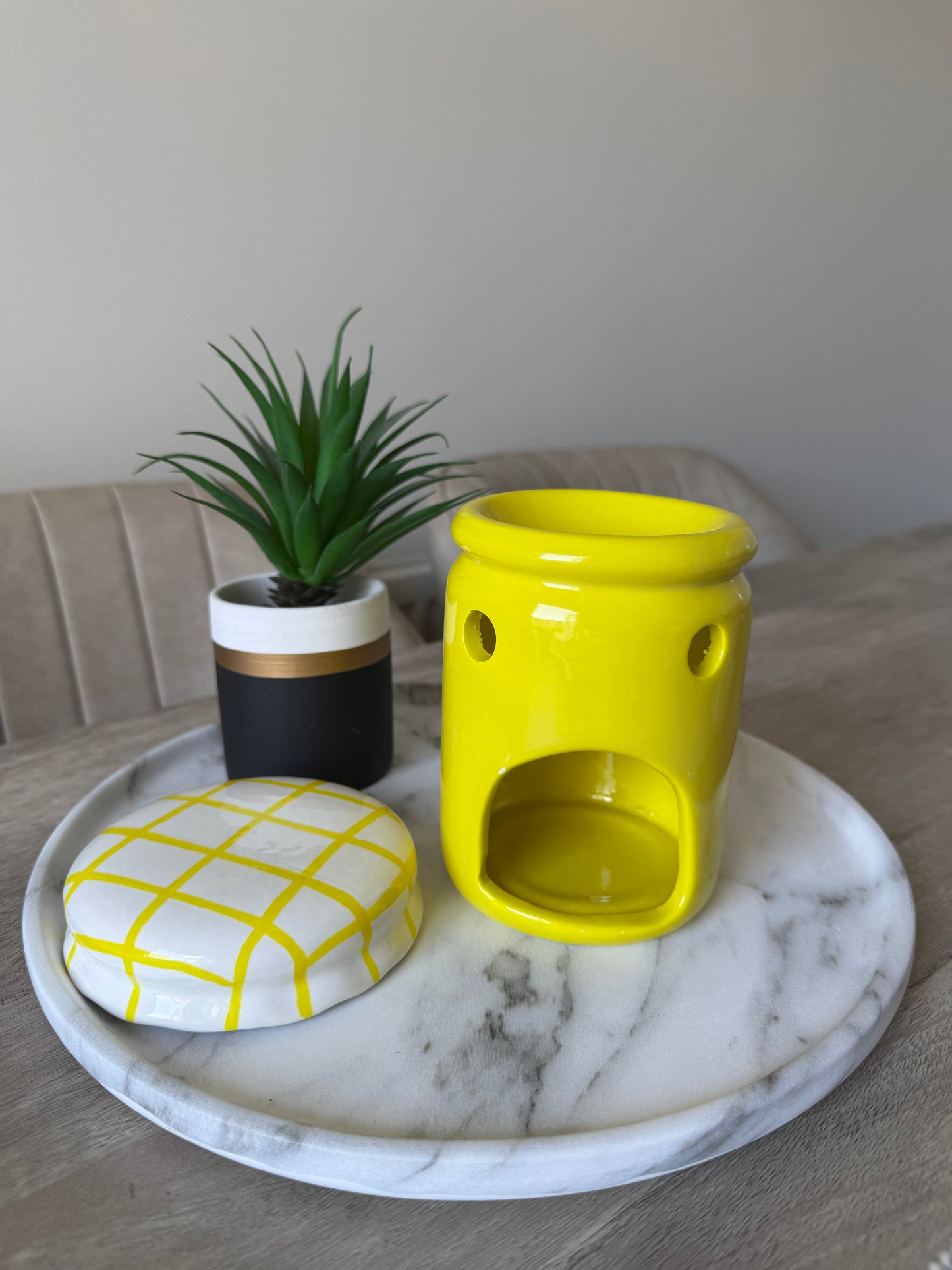 Lemon Wax Melt Burner
