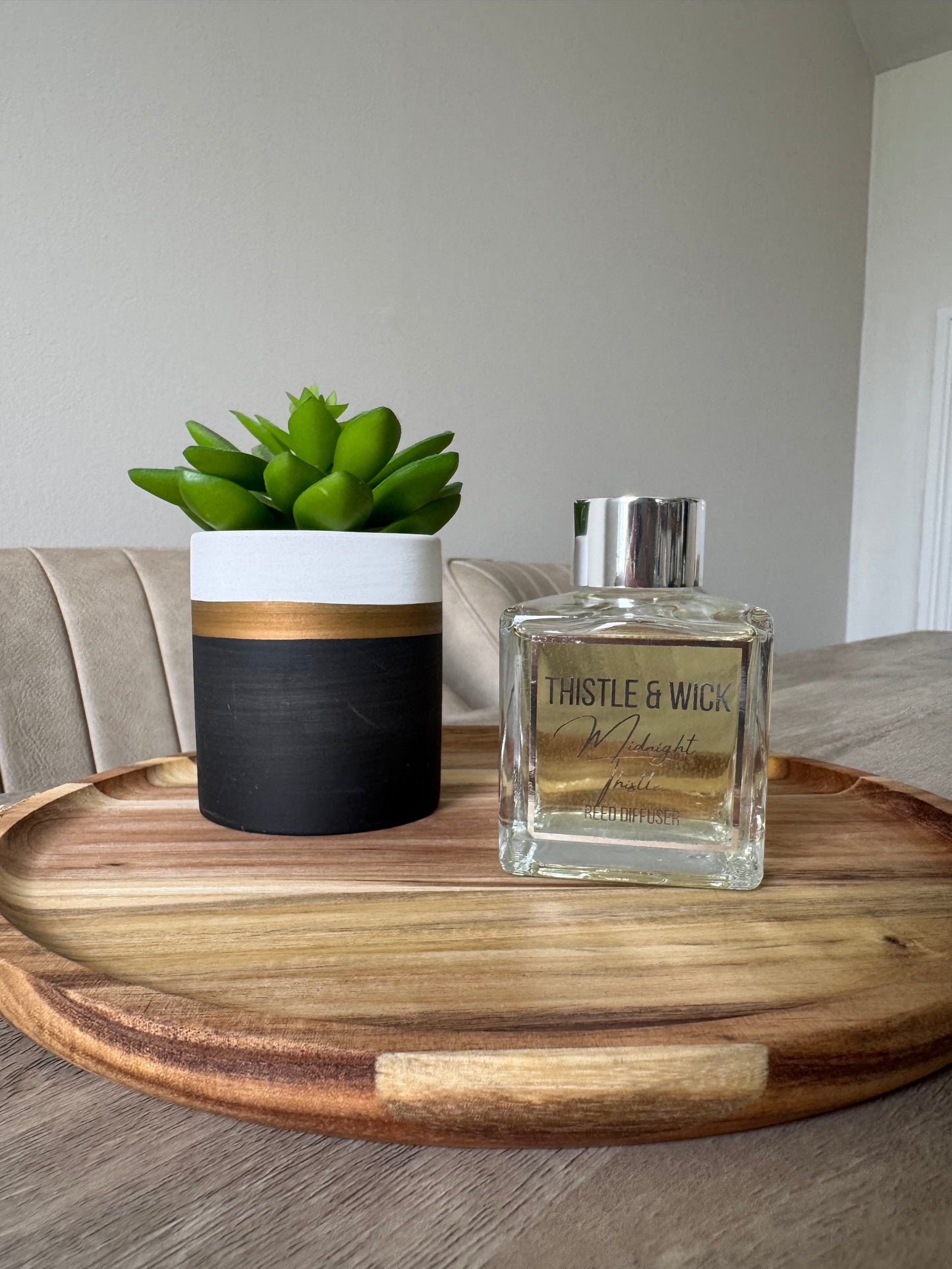 Midnight Thistle - Clear Glass Diffuser