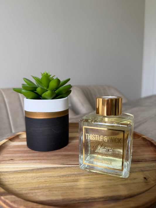 Midnight Thistle - Clear Glass Diffuser