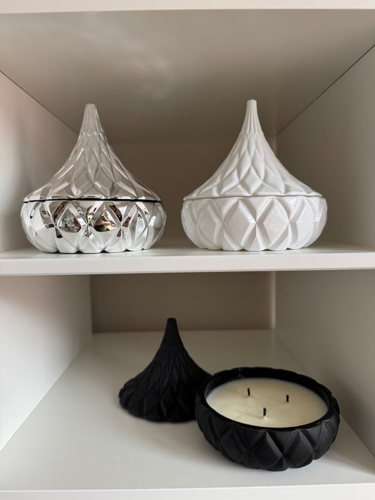Black Hershey Kiss Candle