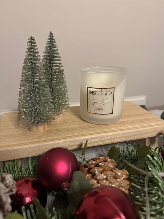 Christmas Candle Frosted - 20cl