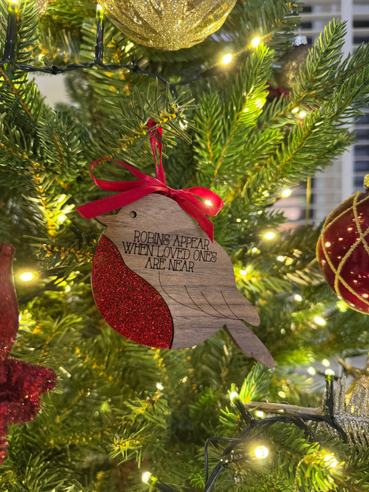 Christmas Robin Bauble